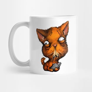 red cat Mug